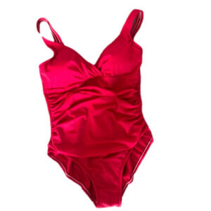 Croft & Barrow Swimsuit one piece slimming ruched size 12